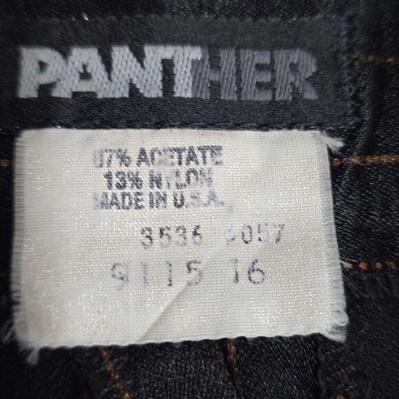 Black Pinstripe Women's Pants - Picture 13 of 13